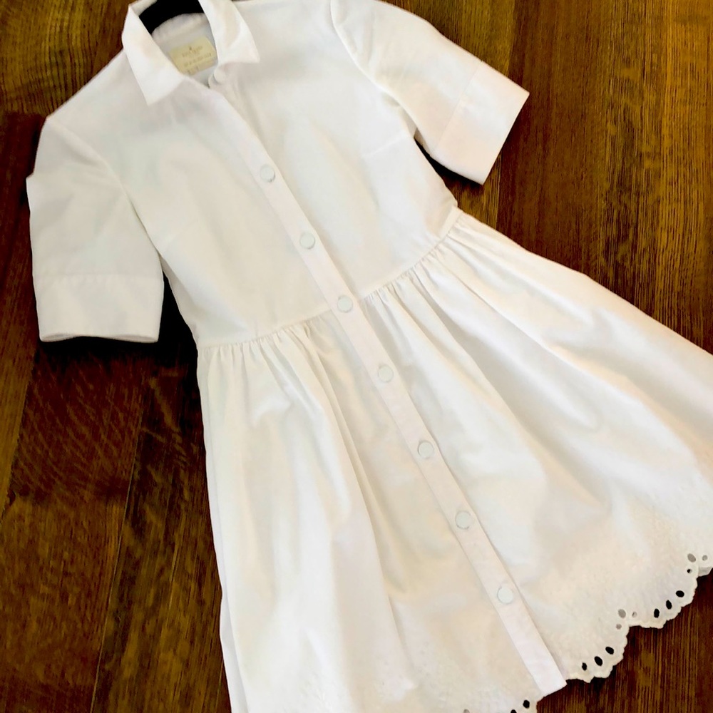 Kate Spade Cutwork Denim Mini Dress